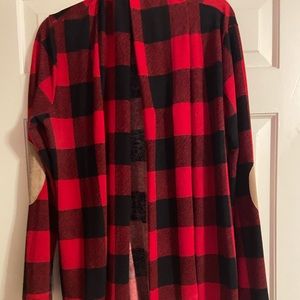 Buffalo plaid cardigan